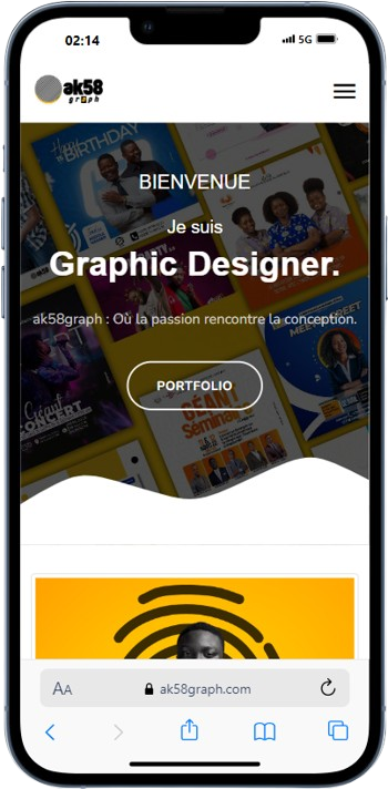 presentation mobile projet ak58graph