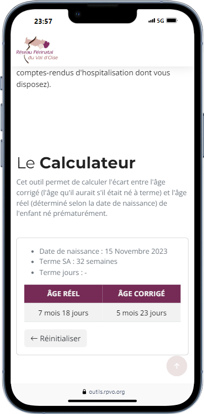 presentation mobile projet RPVO