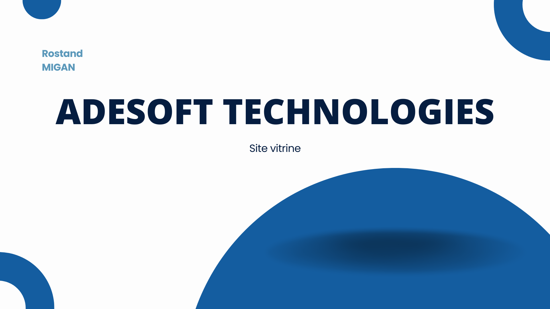 projet Adesoft Technologies